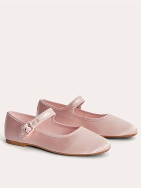 Everlane - The Day Buckle Mary Jane in Tutu Pink Satin